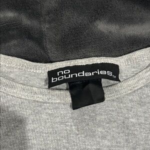 No Boundaries Light Gray Sweatshirt